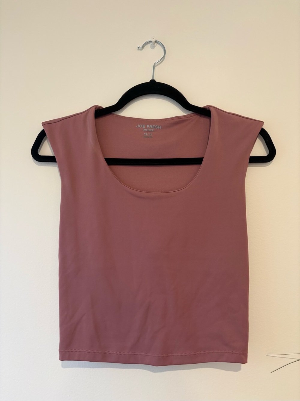 Joe Fresh Rose-Mauve Scoop Neck Tank